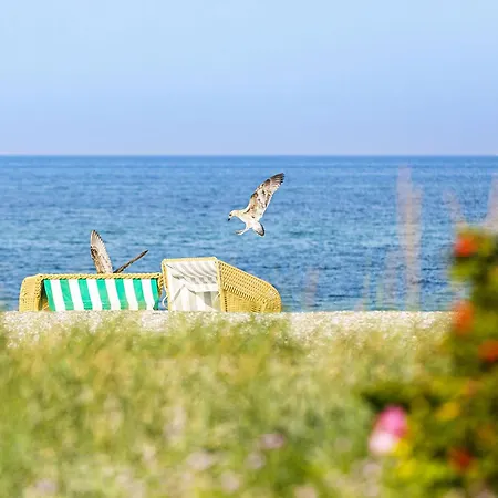 Kleine Strandoase - Mit Suedbalkon, Wellness & Boddenblick Apartment *