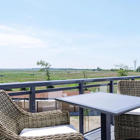 Apartment Kleine Strandoase - Mit Suedbalkon, Wellness & Boddenblick *